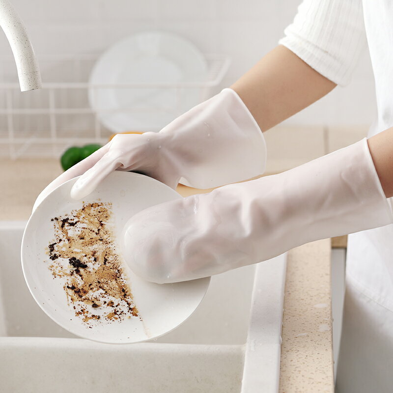 廚房洗碗刷碗手套女清潔家務家用洗衣服刷碗神器橡膠膠皮防水耐用