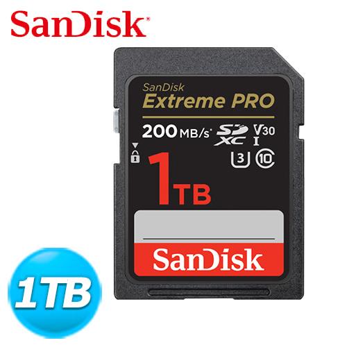 【現折$50 最高回饋3000點】SanDisk Extreme Pro SDXC UHS-I 1TB 記憶卡