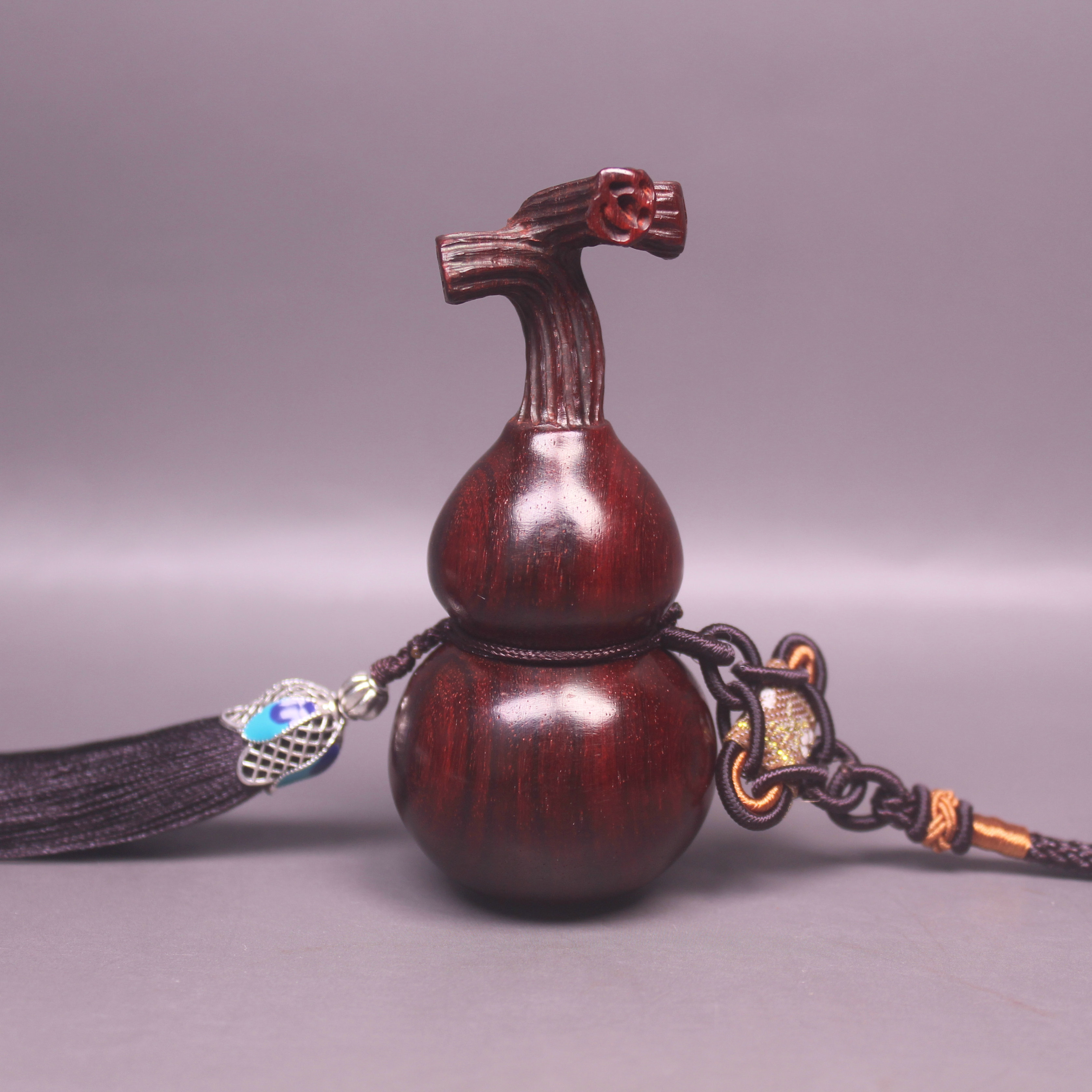 葫蘆把玩件印度小葉紫檀木雕刻葫蘆手把件掛件掛墜包掛紅木擺件