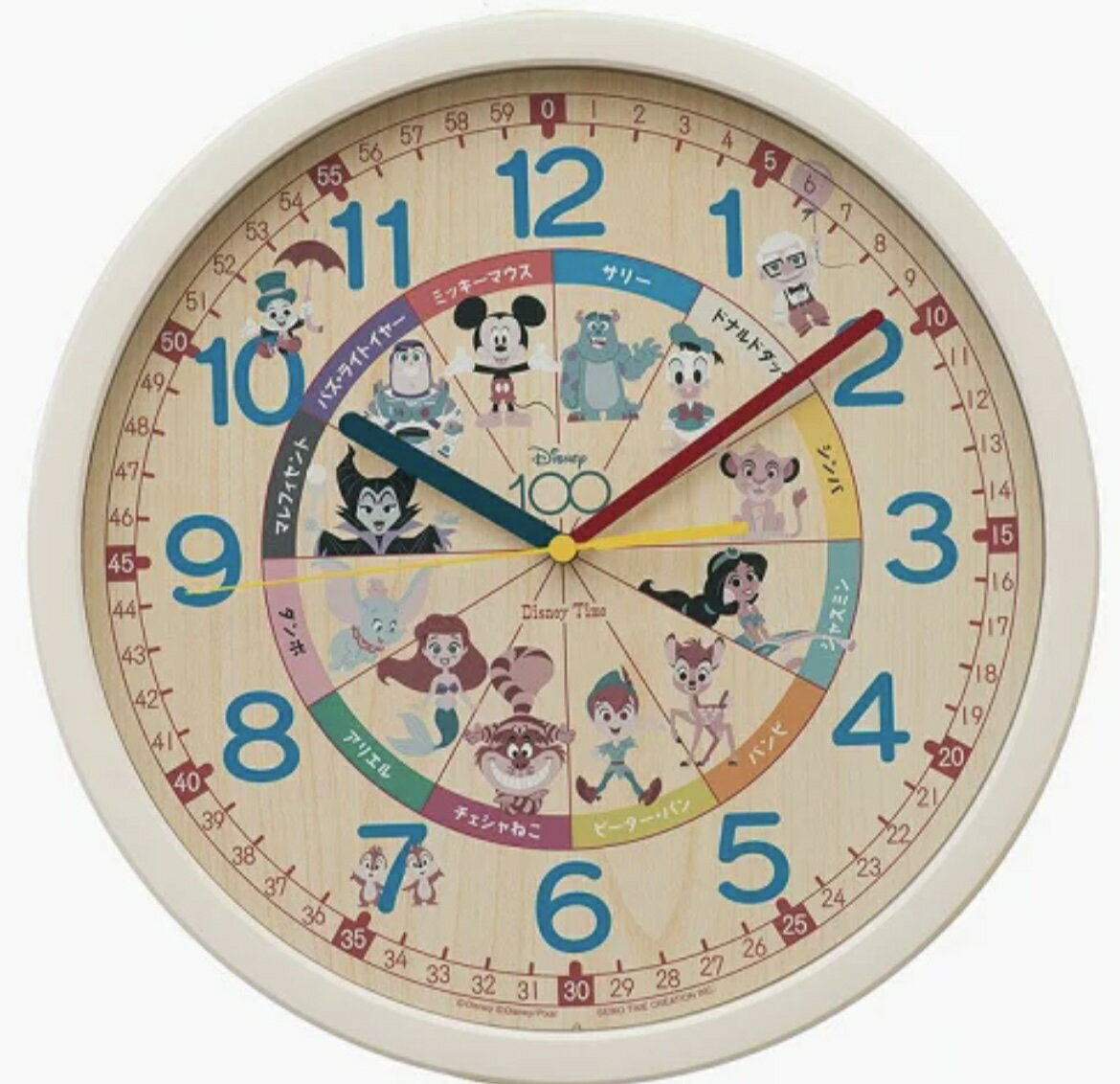 (免運) SEIKO FW812C 迪士尼 100週年 限定款 掛鐘 時鐘 學習鐘 Disney100 小美人魚 小飛象 日本代購