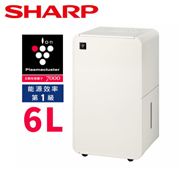 【福利品】SHARP夏普 6L 乾淨方mini美型除濕機 DW-X6NT-W