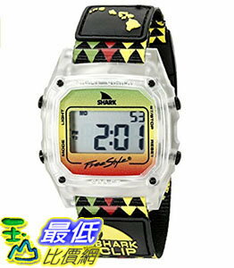 [106美國直購] Freestyle 手錶 Unisex 10022119 B00TYE8UTG Shark Clip Hawaii Digital Display Japanese Quartz Black Watch