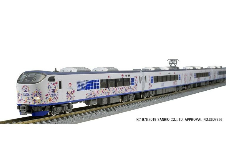 TOMIX【日本代購】N軌距 量規系列281 Hello Kitty蝴蝶套裝6輛98674模型火車