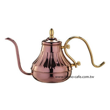 金時代書香咖啡 TIAMO 皇家壺 玫瑰金 700ml 適用3-5人份 (杯份) 8mm口徑 HA8575