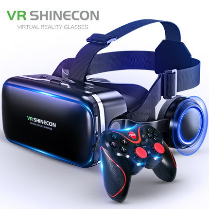 VR眼鏡手機專用頭戴3D眼鏡∨R體感游戲一體機RV虛擬現立體感影院 居家物語生活館 免運送禮