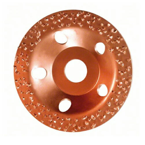 德國BOSCH 博世 4"彎曲磨盤(含粗碳化鎢)100x16mm 研磨漂流木/強化玻璃纖維/油漆/石灰岩