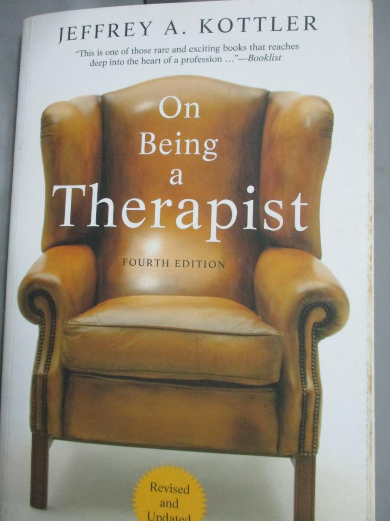 【書寶二手書T5／原文書_YCZ】On Being a Therapist_Kottler, Jeffrey