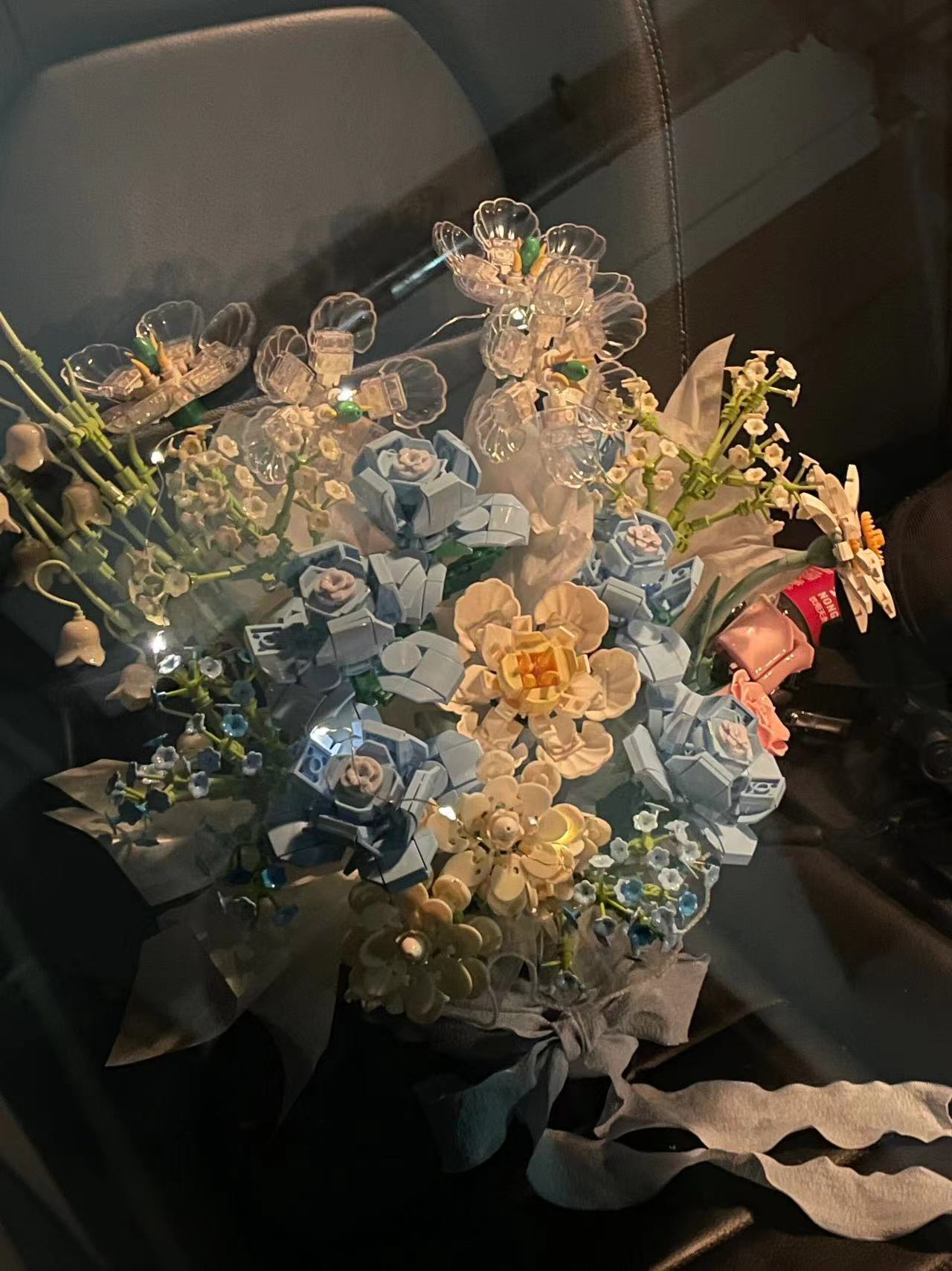 免運/開發票 現貨速發 佳奇積木花束女孩系列拼裝520情人節女友玫瑰花七夕生日