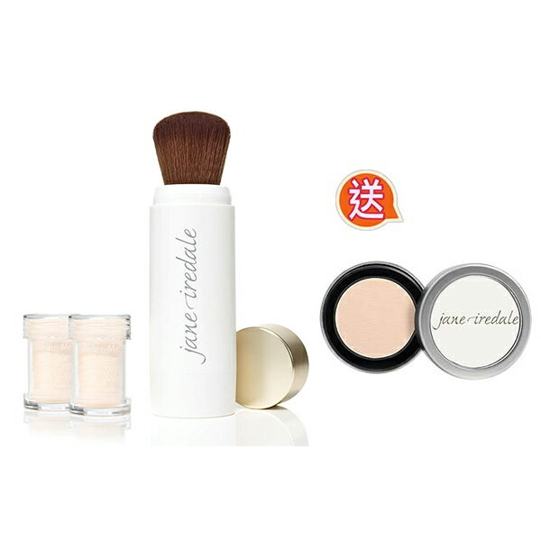 (限時特價) Jane Iredale愛芮兒珍遮陽蜜粉刷SPF30 折扣再送礦物粉餅(隨身款不挑色) ｜全館滿$199免運