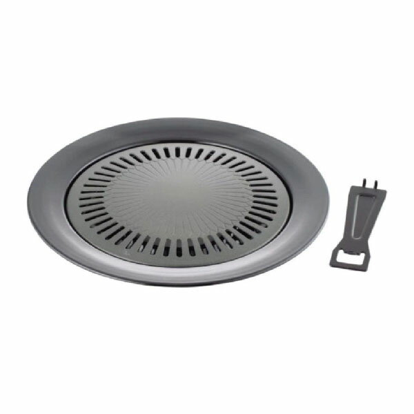 日本和平 FREIZ 味覺探訪 圓型 不沾 燒肉盤 -附滴油盛水盤 33cm 韓國製 / 個 AF01-MR-7385