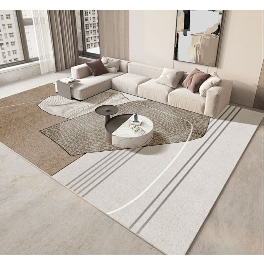 仿羊絨 現代 簡約 輕奢 地毯 客廳 茶幾 床邊 臥室 墊子
