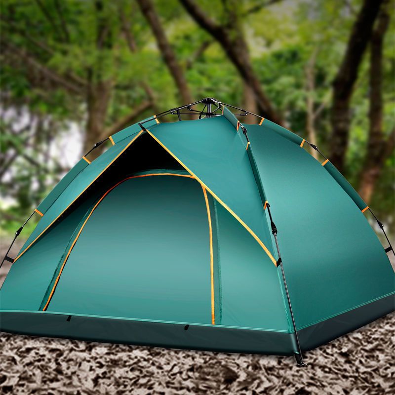 露營帳篷戶外全自動3-4雙人2單人家用防曬防蟲室內小房子帳篷野營