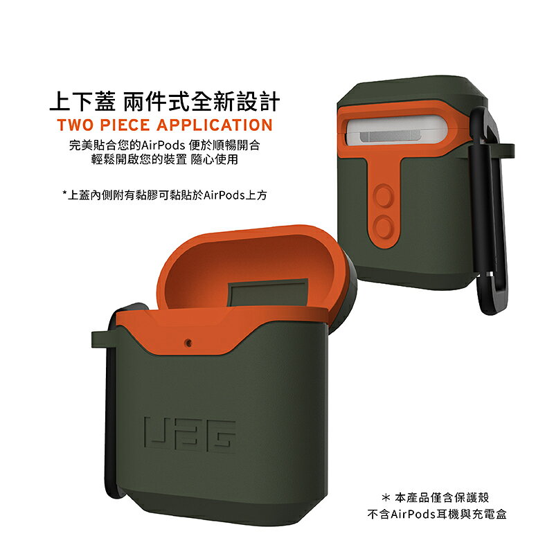 UAG 二代 硬殼 耐衝擊 防潑水 防塵 防摔殼 耳機殼 保護殼 適用於AirPods pro 1代 2代 5