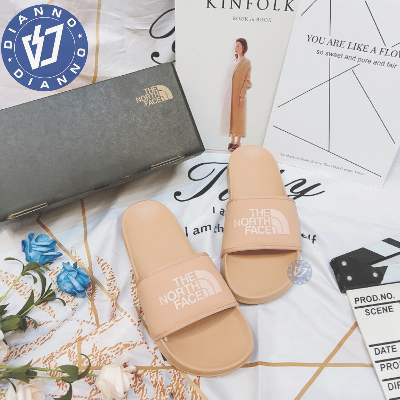 現貨❗  帝安諾 實體店面 ✨ 北臉 The North Face 拖鞋 乾燥玫瑰　粉 　NF0A4T2SZ1P北臉拖鞋
