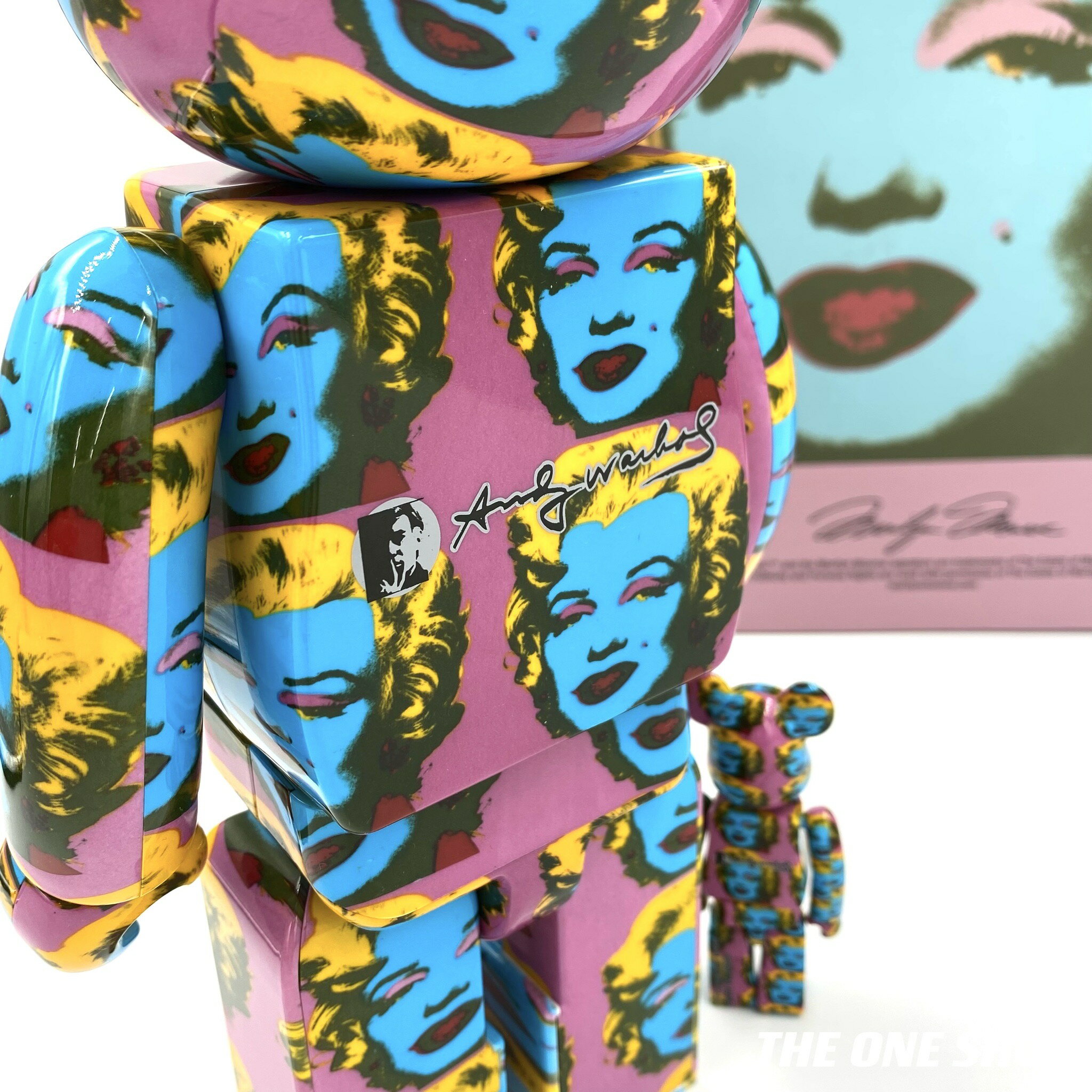 新品 BE@RBRICK Andy Warhol × JEAN-MICHEL BASQUIAT #1 1000 