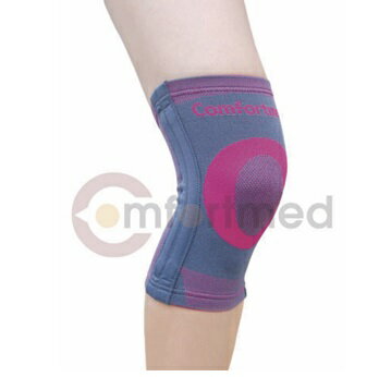 CO-7007 Comfortmed 炫麗紅軟鐵護膝 1入/盒 運動型護膝、壓力型、護具、臺灣製