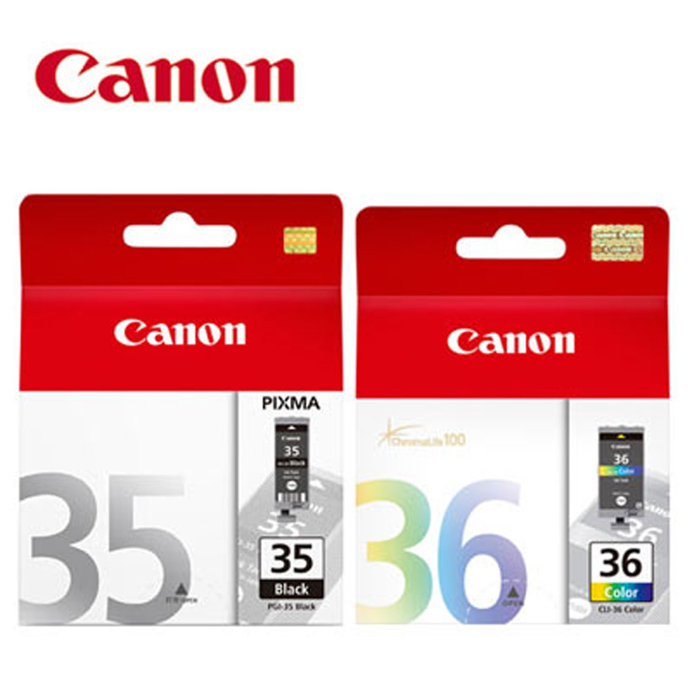 Canon PGI-35+CLI-36 原廠墨水匣組合(1黑1彩)