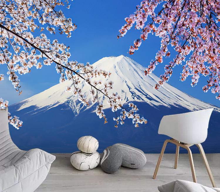 日系風景超大背景布床頭臥室房間布置掛布墻壁裝飾宿舍改造掛毯