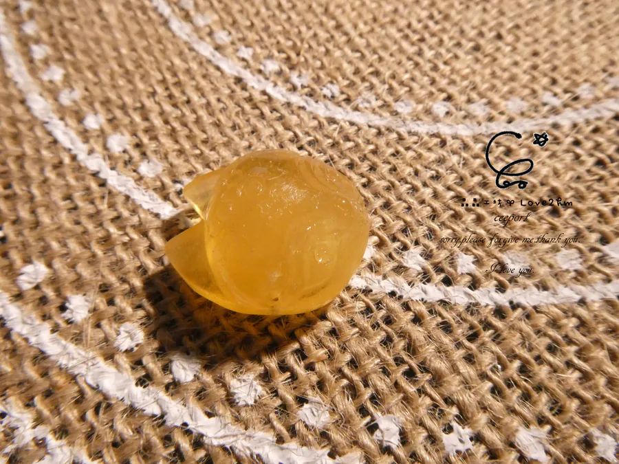 黃兔毛狐狐 黃兔毛 水晶飾品  晶晶工坊-love2hm 46213 8