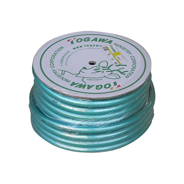 日本代購 日本製 TOGAWA 十川 防藻耐壓水管 18x23mm 50米 50M PVC 農業 園藝 澆花 軟管
