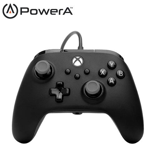 PowerA XBOX 官方授權 三段式可調增強款有線遊戲手把 黑