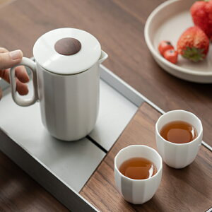 大容量陶瓷泡茶壺過濾一壺兩杯功夫茶具套裝日式家用簡約戶外旅行