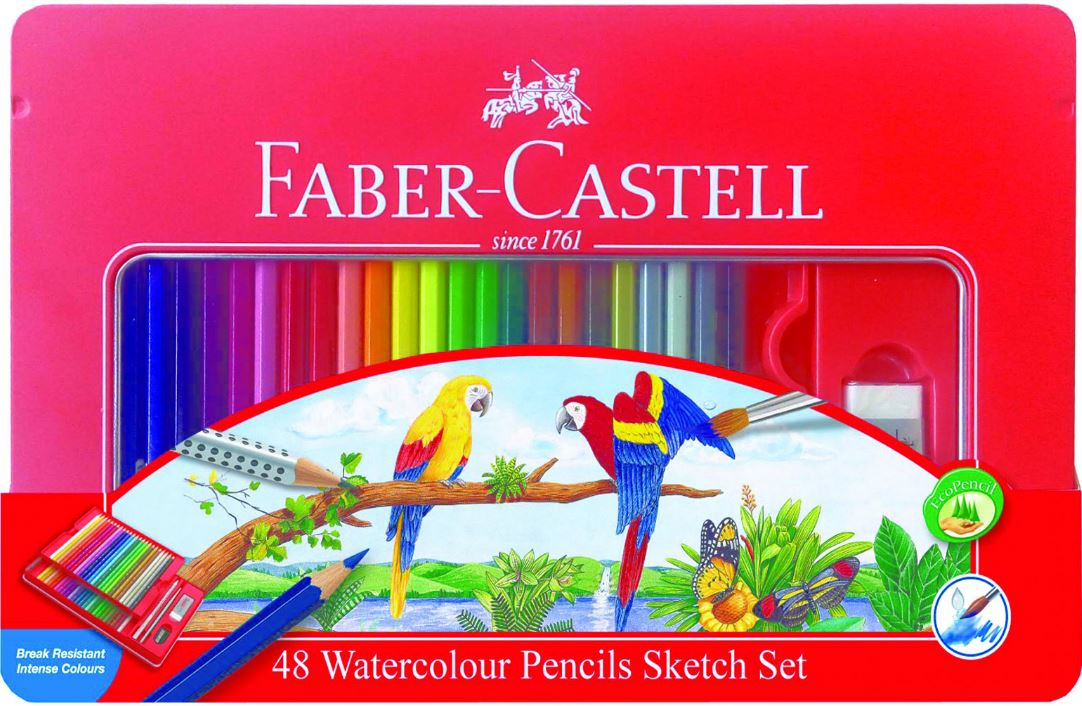 Faber-Castell輝柏 紅色系 水性彩色鉛筆-48色(115939)