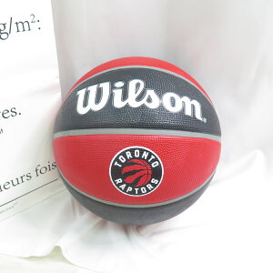 WILSON 維爾遜 NBA隊徽系列 七號籃球 暴龍 橡膠 WTB1300XBTOR 紅【iSport愛運動】