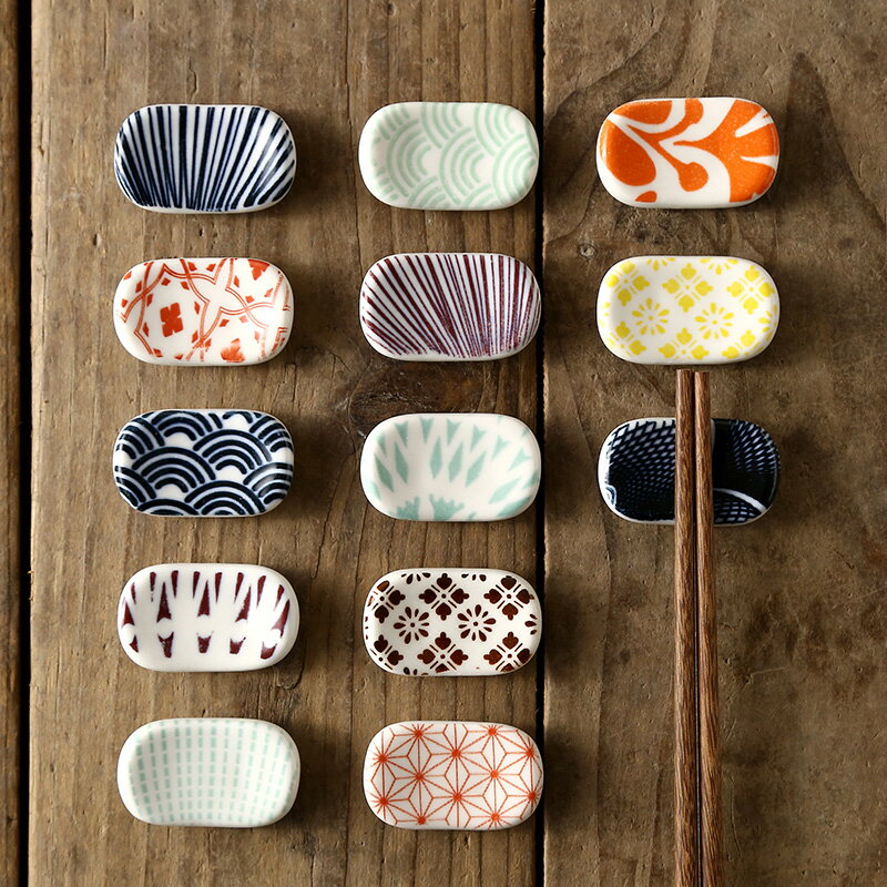 日式筷托餐具家用創意陶瓷筷子架和風個性湯勺架INS餐桌擺臺筷枕居家餐具