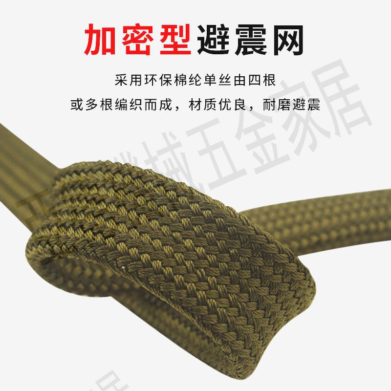【299出貨】軍綠色錦綸棉線編織網套避震HIFI音響電源線 喇叭線信號線 遮蔽網【亞德機械五金家居】