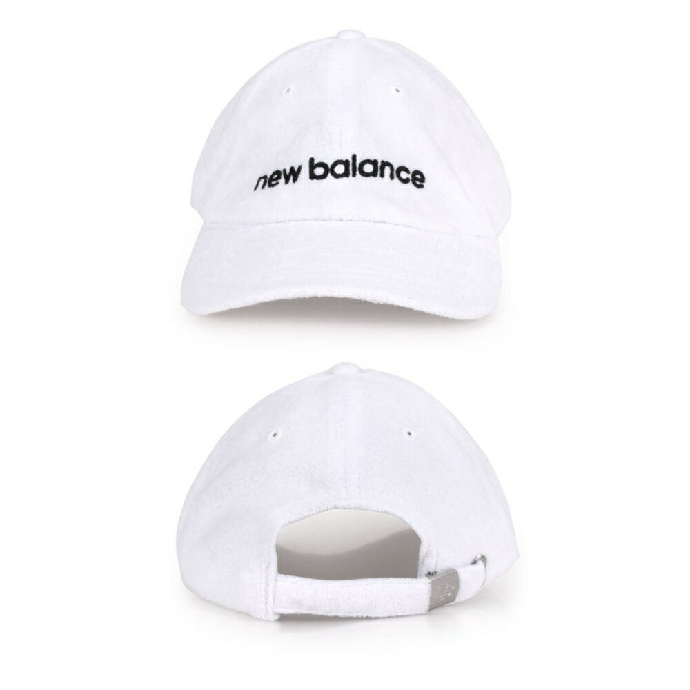 NEW BALANCE 毛圈棒球帽(防曬 遮陽 鴨舌帽 運動 帽子 NB「LAH31003WT」≡排汗專家≡ 2
