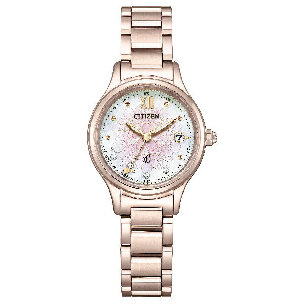 CITIZEN 星辰 xC系列 ES9497-88X 光動能電波鈦金屬腕錶 櫻花粉紅 27.0mm｜樂天全館特惠中★指定刷卡回饋10%