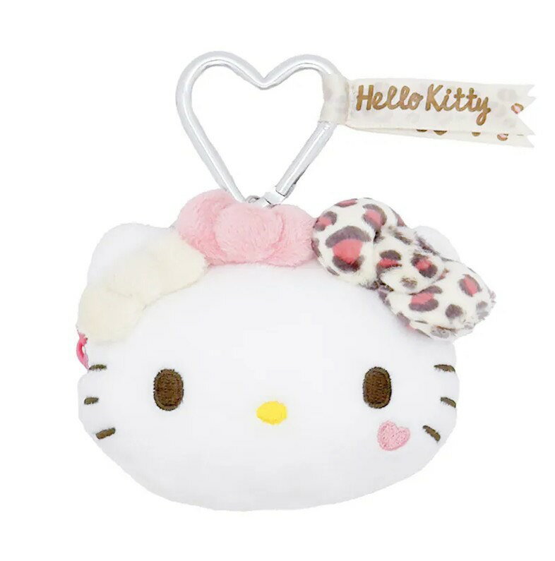 【震撼精品百貨】Hello Kitty_凱蒂貓~日本SANRIO三麗鷗 KITTY造型零錢包附鎖圈-豹紋*87027