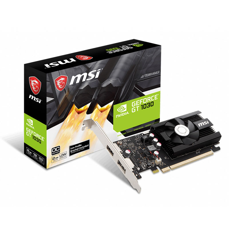 【11%回饋+滿199免運】MSI 微星 GeForce GT 1030 2GD4 LP OC 顯示卡/NVIDIA 熱銷品★(7-11滿199免運)