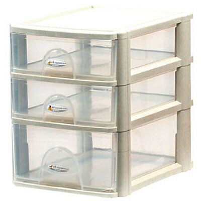 【文具通】SHUTER 樹德 PC-2212 A4 三層 收納盒 玲瓏盒 A0680402