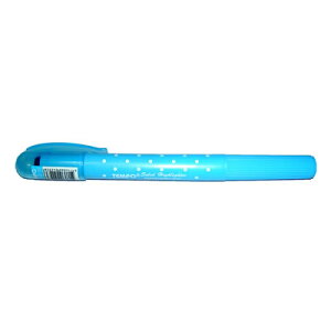 【文具通】TEMPO H-202點點固體螢光筆.藍 A1040569