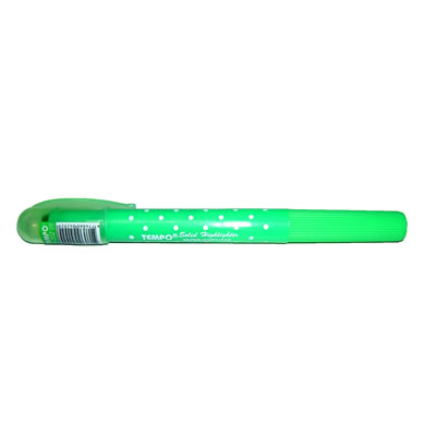 【文具通】TEMPO H-202點點固體螢光筆.綠 A1040570