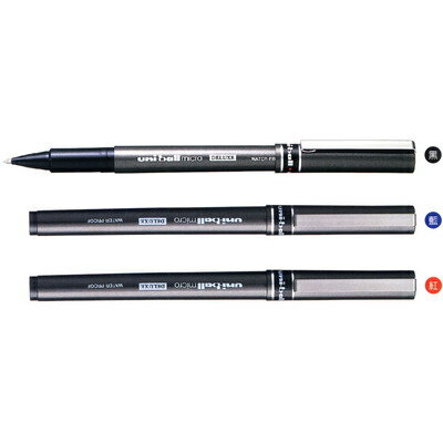 【文具通】UNI 三菱 UB-155 0.5 耐水性鋼珠筆[黑] A1100008