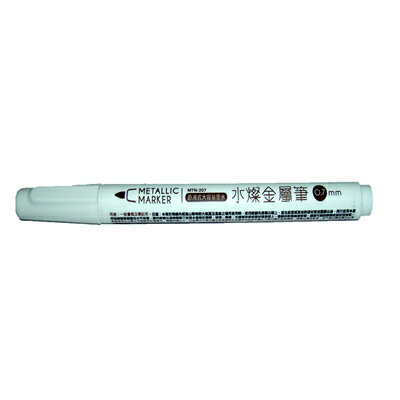 【文具通】SIMBALION 雄獅 MTN-307 水燦金屬筆0.7mm白色 A1250133