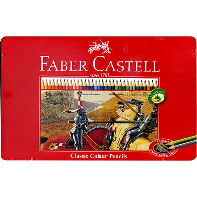 【文具通】輝柏 Faber-Castell 進口 36色 鐵盒 色鉛筆 紅盒 油性 A1340168