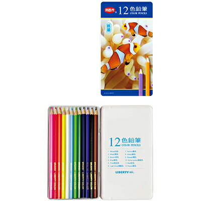【文具通】利百代12色抗菌色鉛筆CC-086 A1340257