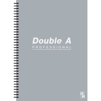 【文具通】Double a A5 25k50張入活頁筆記本 灰 A3011259