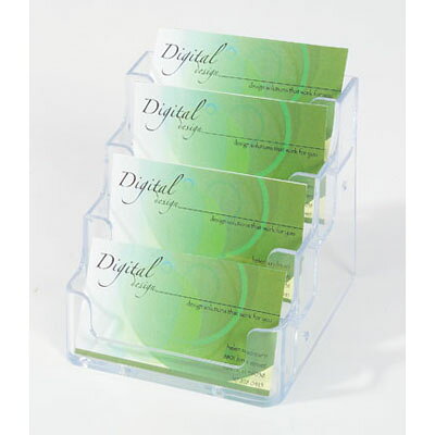 【文具通】Deflect-o 迪多 名片架-4層 DT70841【APP滿額下單10%點數(單一帳號最高1000點)】9/30止