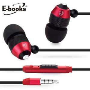 【文具通】E-books S14 音控接聽鋁製耳道式耳機 E-EPA074