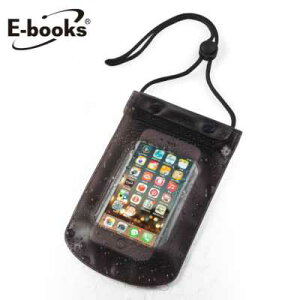 【文具通】E-books N1 智慧手機防水保護袋(通用型)黑 E-IPB006BK