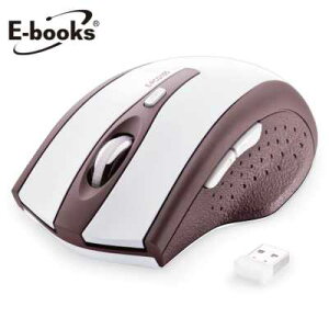 【文具通】E-books M20 六鍵式省電無線滑鼠 E-PCG105