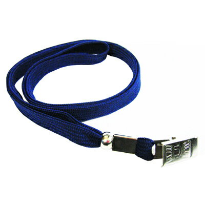【文具通】無印字 識別證帶 識別帶 掛繩 識別吊式布帶 深藍色 E1010026