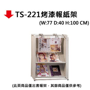 【文具通】TS-221烤漆報紙架