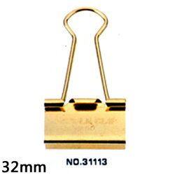 【文具通】Foot 足勇 31164 OA 筒裝 金色 長尾夾 32mm 12入L1090113