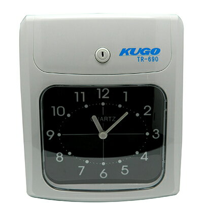 【文具通】KUGO TR-690專業6欄位卡鐘 適用amano有孔卡 P7010086 P7010086